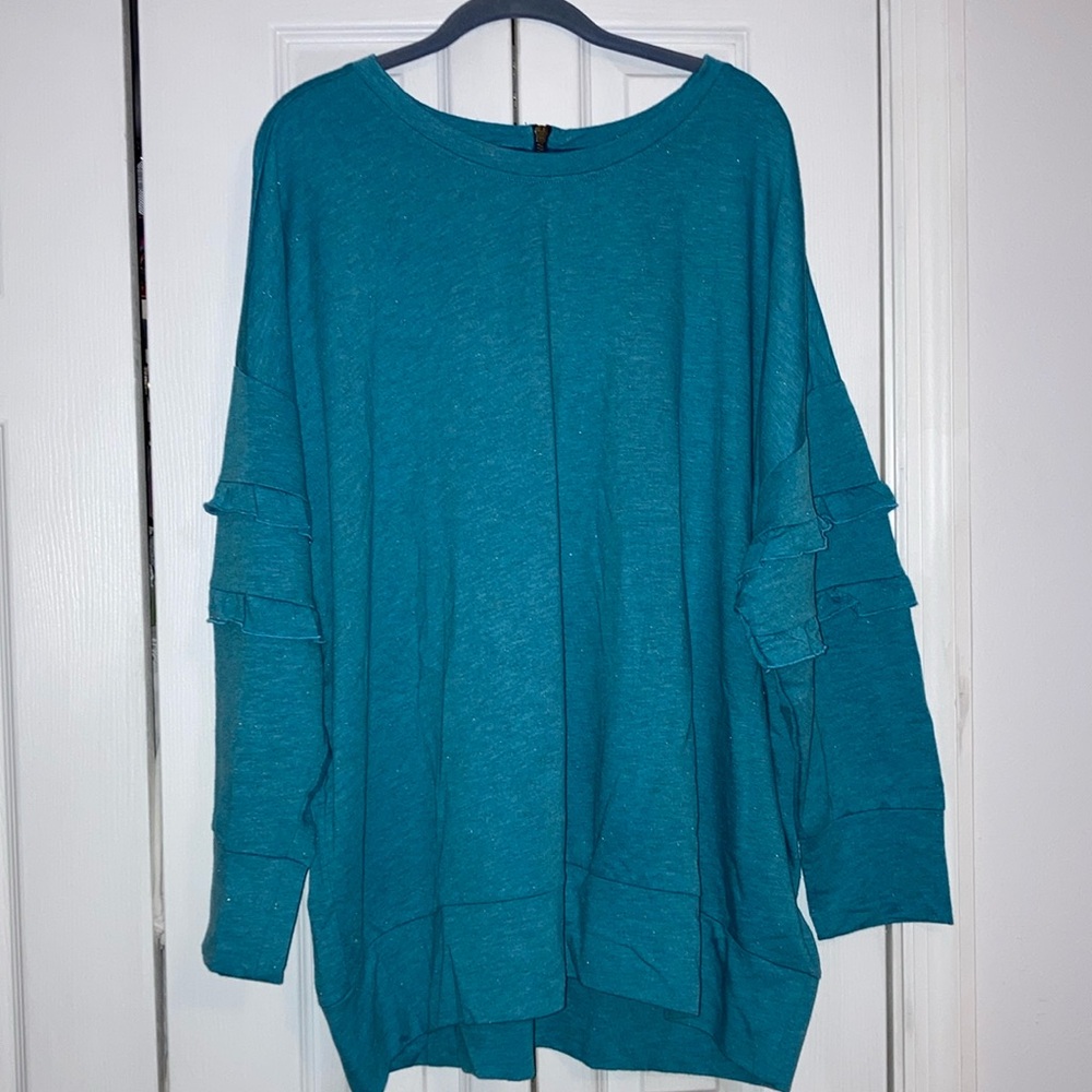 Matilda Jane ruffle sleeve sweatshirt